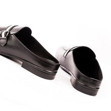 Load image into Gallery viewer, Urban Luxe Half Moccasins - Black