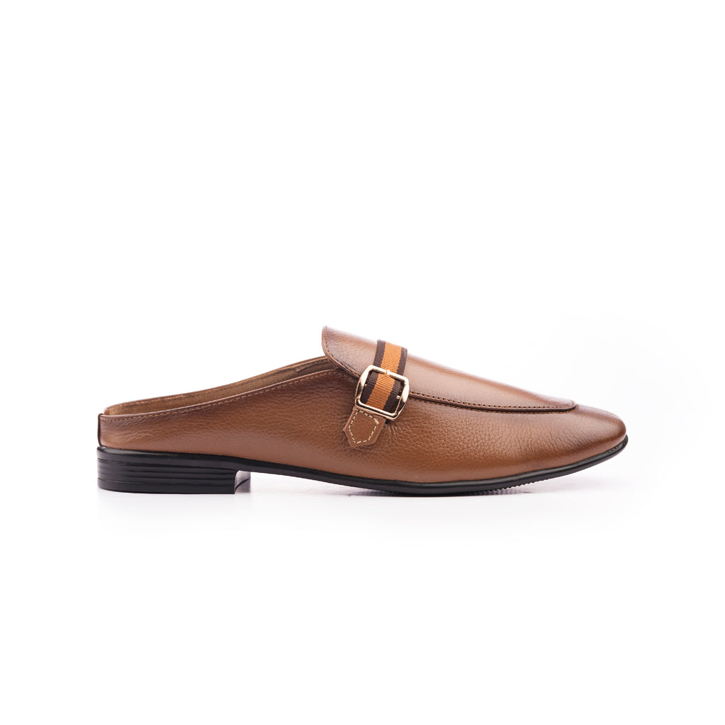 Urban Luxe Half Moccasins - Tan