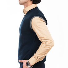 Load image into Gallery viewer, V-Neck Sleeveless Sweater-Navy