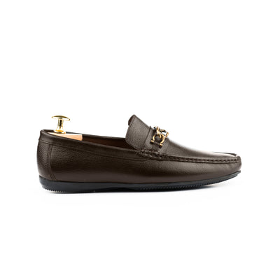 Regal Buckled Leather Moccasins - Brown