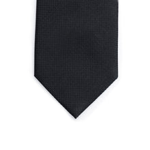 Load image into Gallery viewer, Black Silk Textured Tie