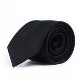 Black Silk Textured Tie
