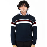 Full Sleeves Sweater-Navy