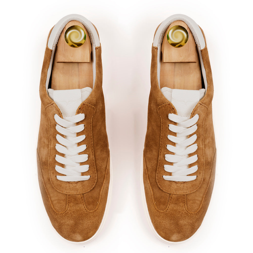 Modern Comfort Sneakers - Tan Suede