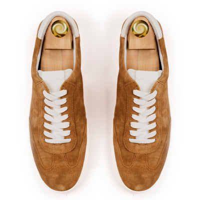 Modern Comfort Sneakers - Tan Suede