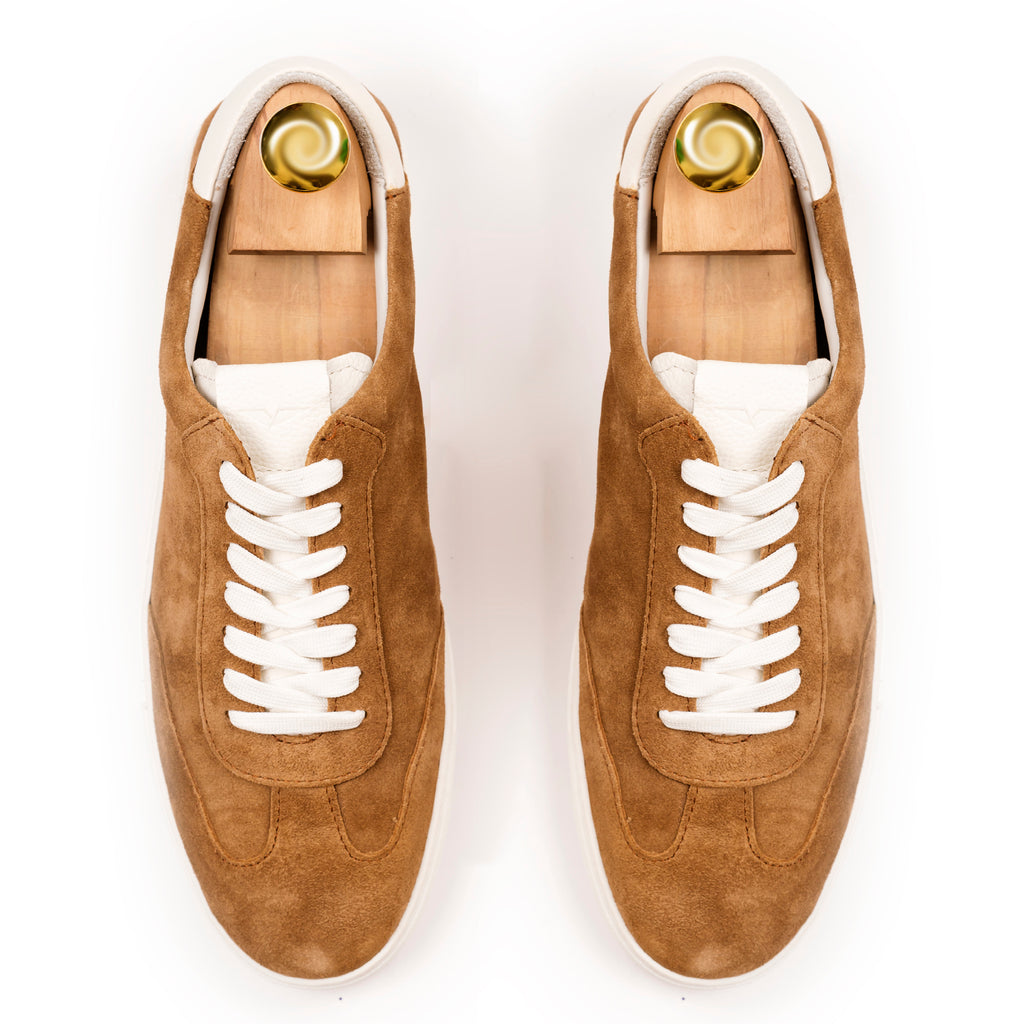 Modern Comfort Sneakers - Tan Suede