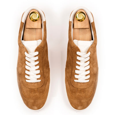 Modern Comfort Sneakers - Tan Suede