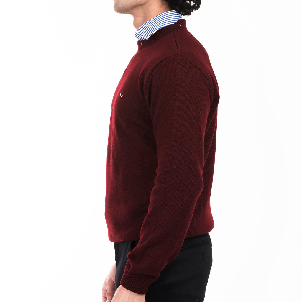 Full Sleeves Sweater-Maroon
