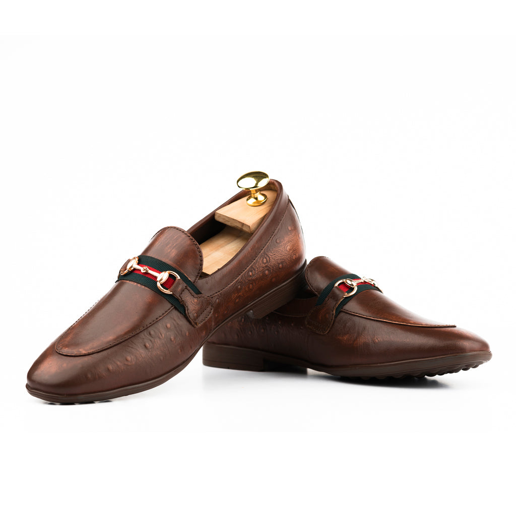 Regal Horse-Bit Buckled Loafers - Brown