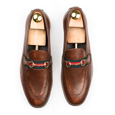 Regal Horse-Bit Buckled Loafers - Brown