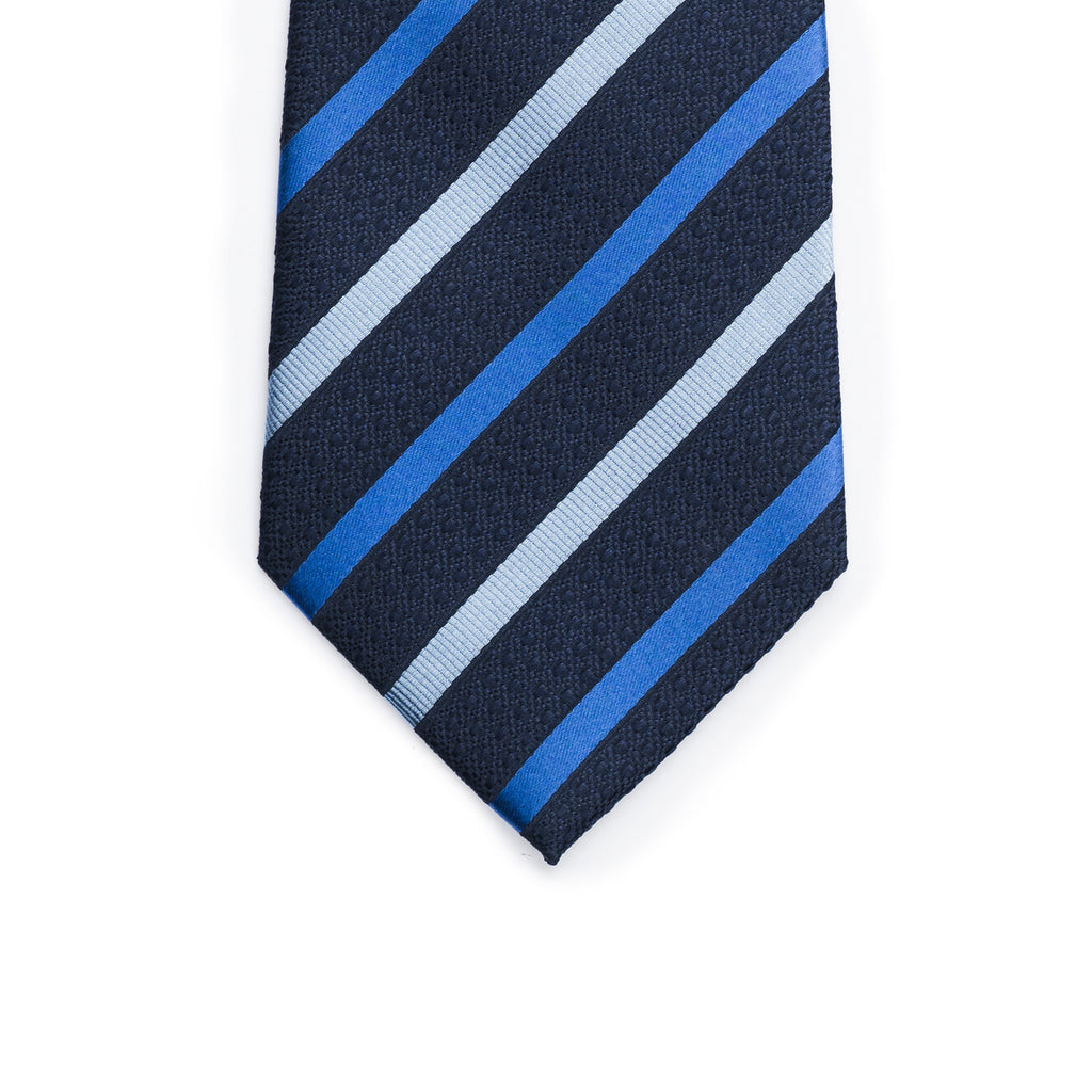 Navy Striped Tie