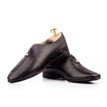 Load image into Gallery viewer, Classic Stitch Detail Leather Loafers - Brown
