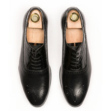 Load image into Gallery viewer, Executive Brogue Oxfords - Black