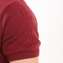 Load image into Gallery viewer, Modus Knitted Polo - Maroon