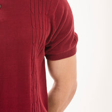 Load image into Gallery viewer, Modus Knitted Polo - Maroon