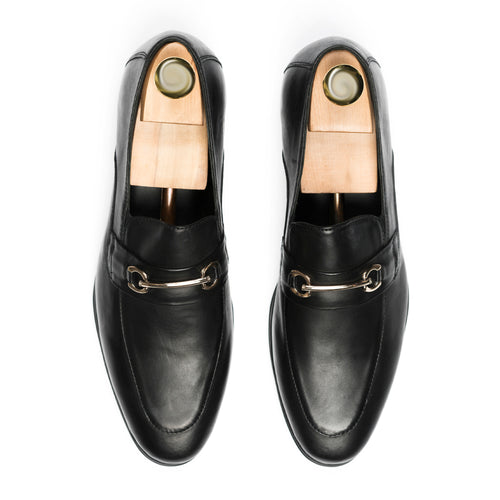 Sleek Stallion Loafers - Black