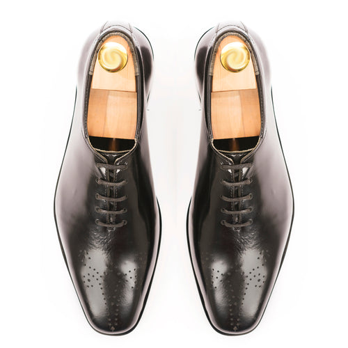 Executive Wingtip Oxfords - Black