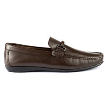 Load image into Gallery viewer, Unique Stitched Buckled Moccasins-Brown