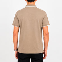 Load image into Gallery viewer, Jacquard Collar Polo - Fawn