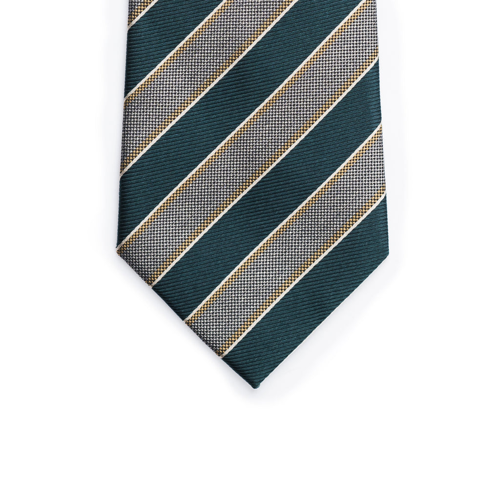 Olive Striped Tie
