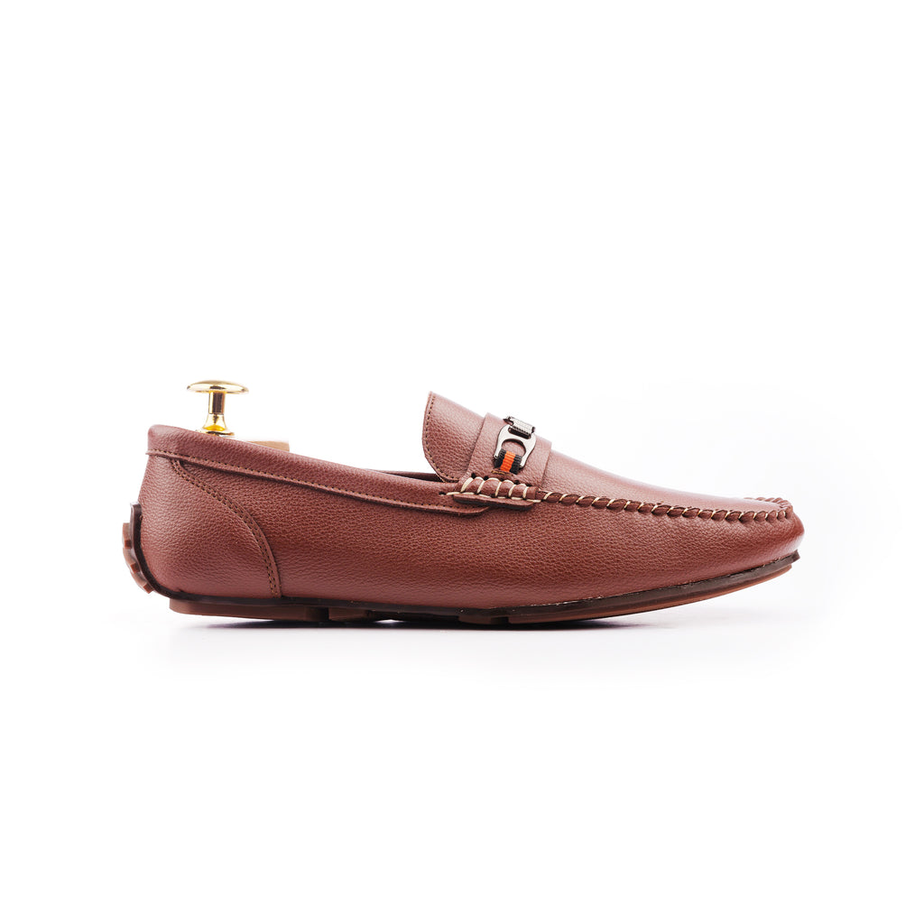Sleek Urban Moccasins - Tan