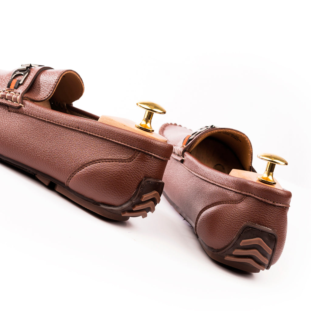 Sleek Urban Moccasins - Tan