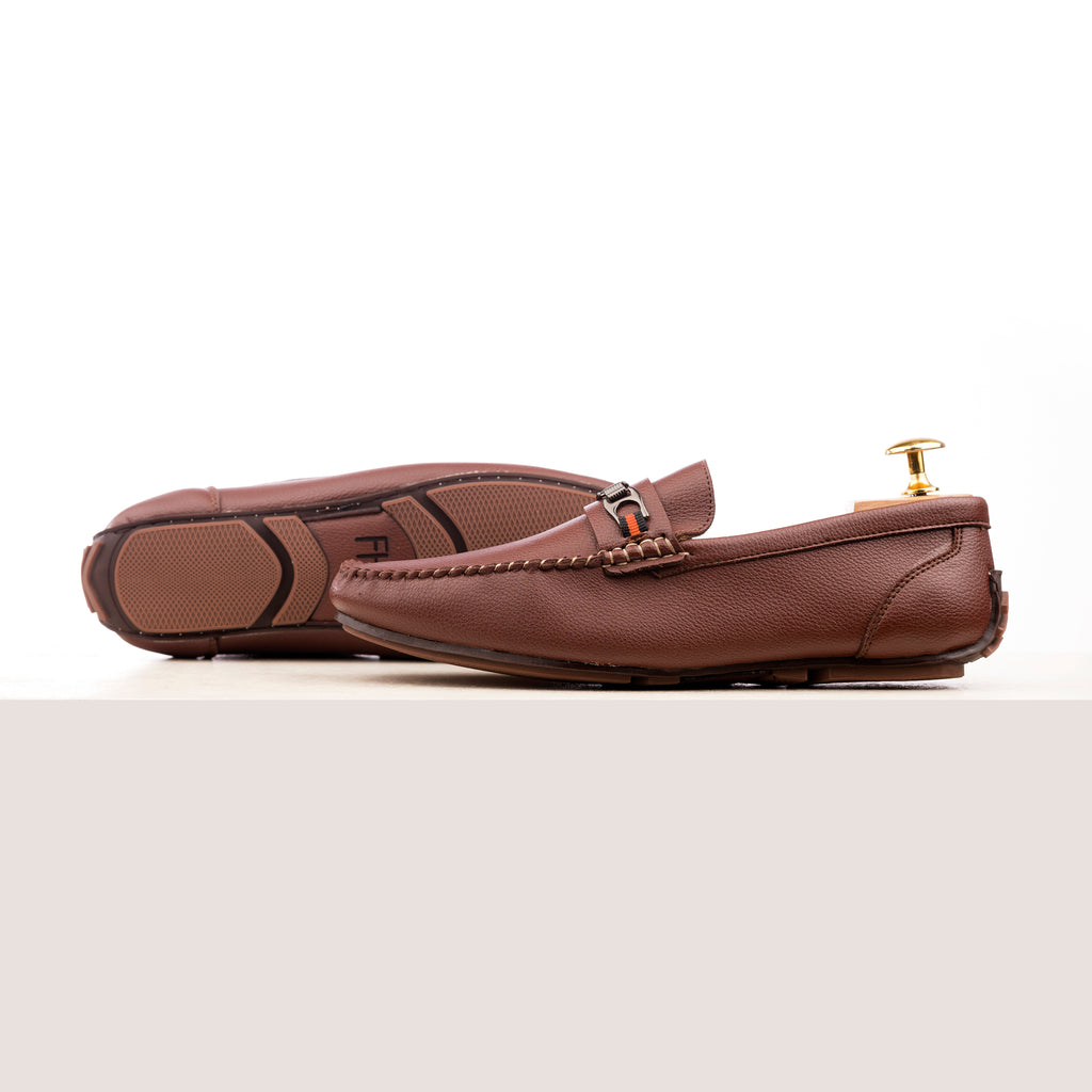 Sleek Urban Moccasins - Tan