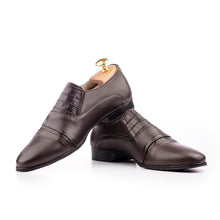 Load image into Gallery viewer, Prestige Croc-Pattern Formal Dress Loafers - Brown