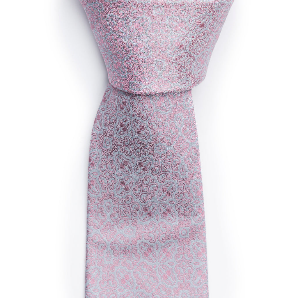 Pink Floral Tie