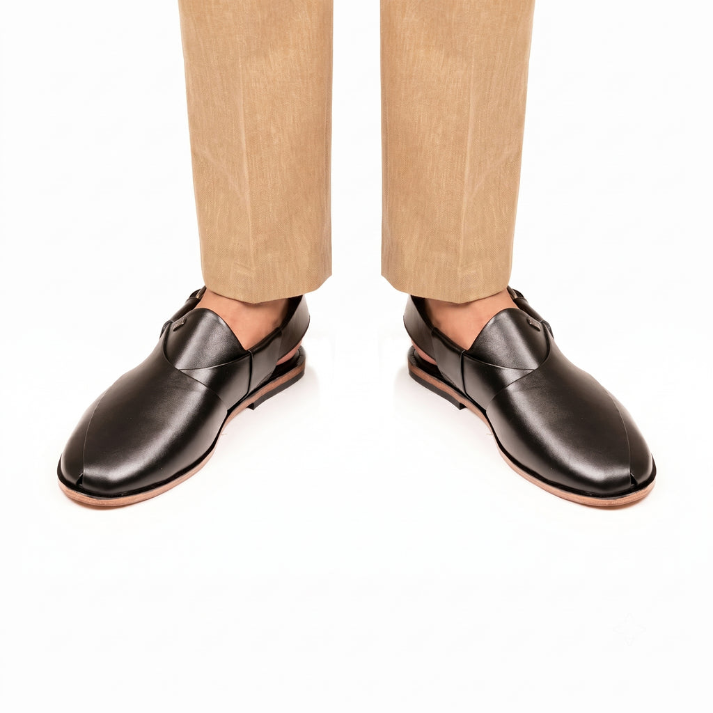 Legacy Peshawari Sandals - Black