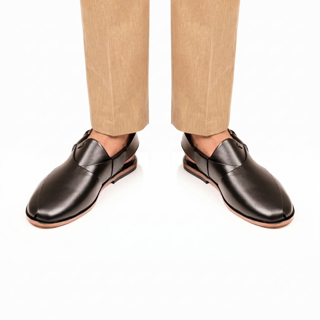 Legacy Peshawari Sandals - Black