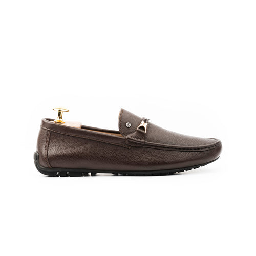 Rope Accent Luxe Moccasins - Brown
