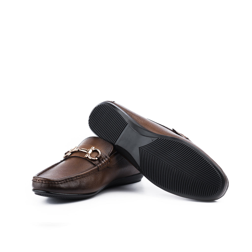 Golden Buckle Moccasin-Tan