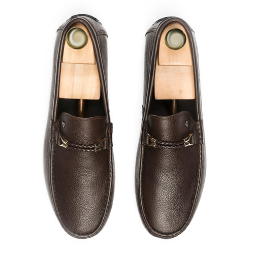 Rope Accent Luxe Moccasins - Brown