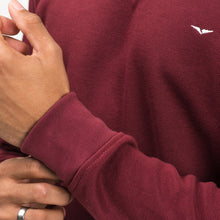 Load image into Gallery viewer, Ribbed Maroon Sweatshirt