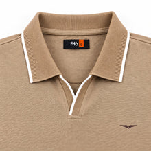 Load image into Gallery viewer, Jacquard Collar Polo - Fawn
