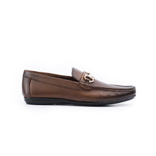 Load image into Gallery viewer, Golden Buckle Moccasin-Tan