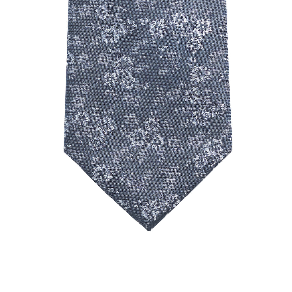 Smart Navy Floral Tie