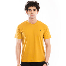Load image into Gallery viewer, Urban V-Neck T-shirt - Mustard