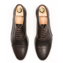 Load image into Gallery viewer, Classic Cap-Toe Oxfords - Dark Brown