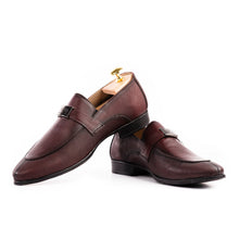 Load image into Gallery viewer, FHS Gunmetal Loafers-Maroon