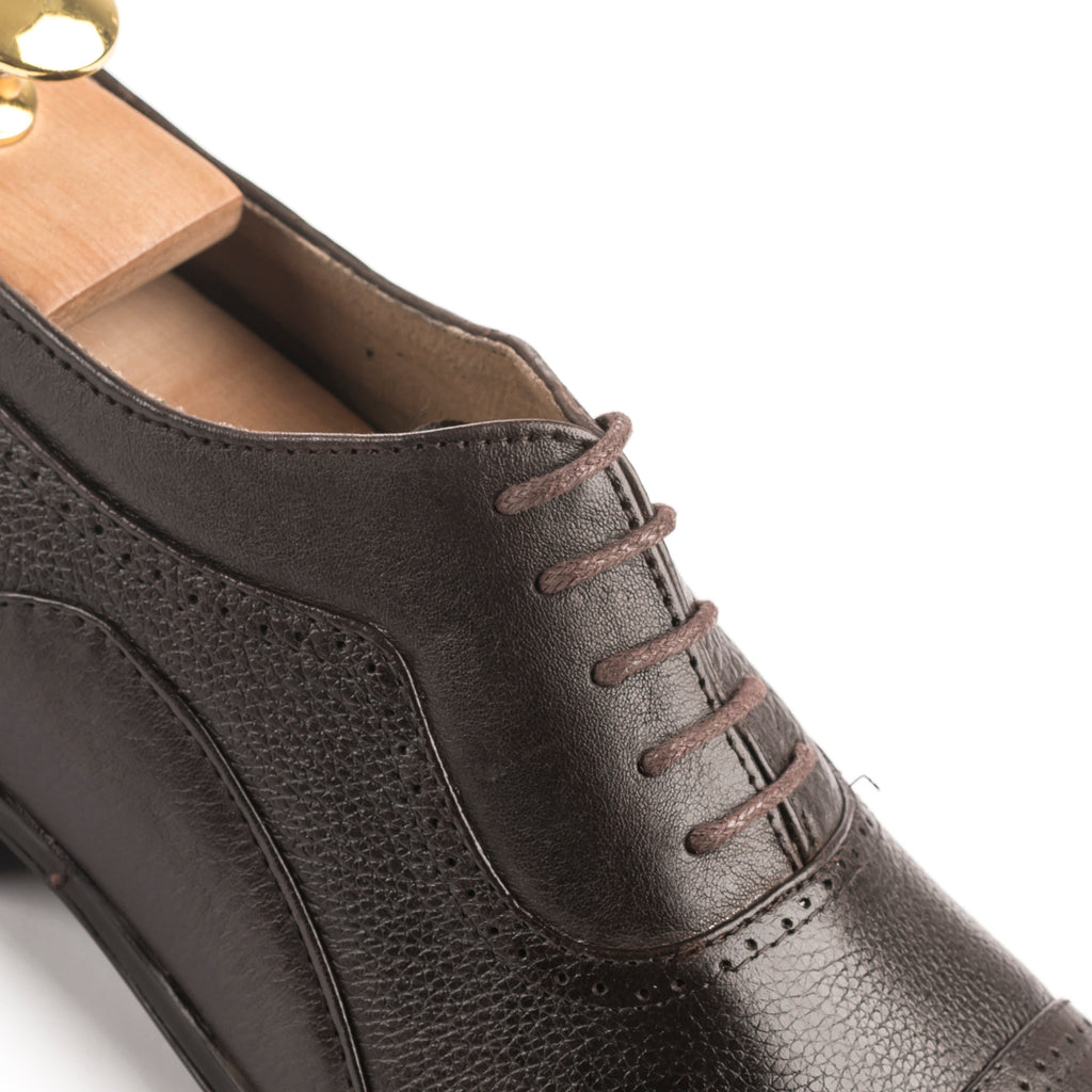 Classic Cap-Toe Oxfords - Dark Brown