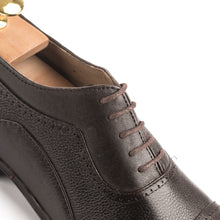 Load image into Gallery viewer, Classic Cap-Toe Oxfords - Dark Brown