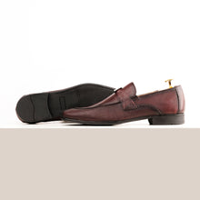 Load image into Gallery viewer, FHS Gunmetal Loafers-Maroon