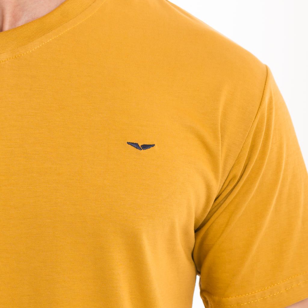 Urban V-Neck T-shirt - Mustard