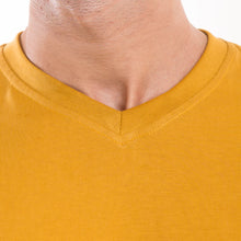 Load image into Gallery viewer, Urban V-Neck T-shirt - Mustard