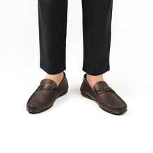 Load image into Gallery viewer, Two-Toned Dotted Moccasins - Brown