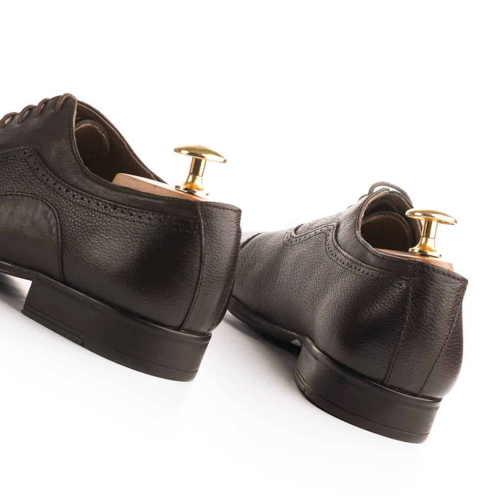 Classic Cap-Toe Oxfords - Dark Brown
