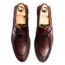 Load image into Gallery viewer, FHS Gunmetal Loafers-Maroon