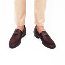 Load image into Gallery viewer, FHS Gunmetal Loafers-Maroon